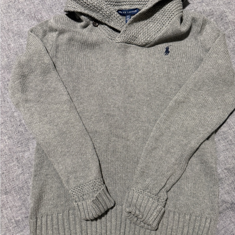 Women’s Ralph Lauren V-Neck Gray Shawl collar Sweater